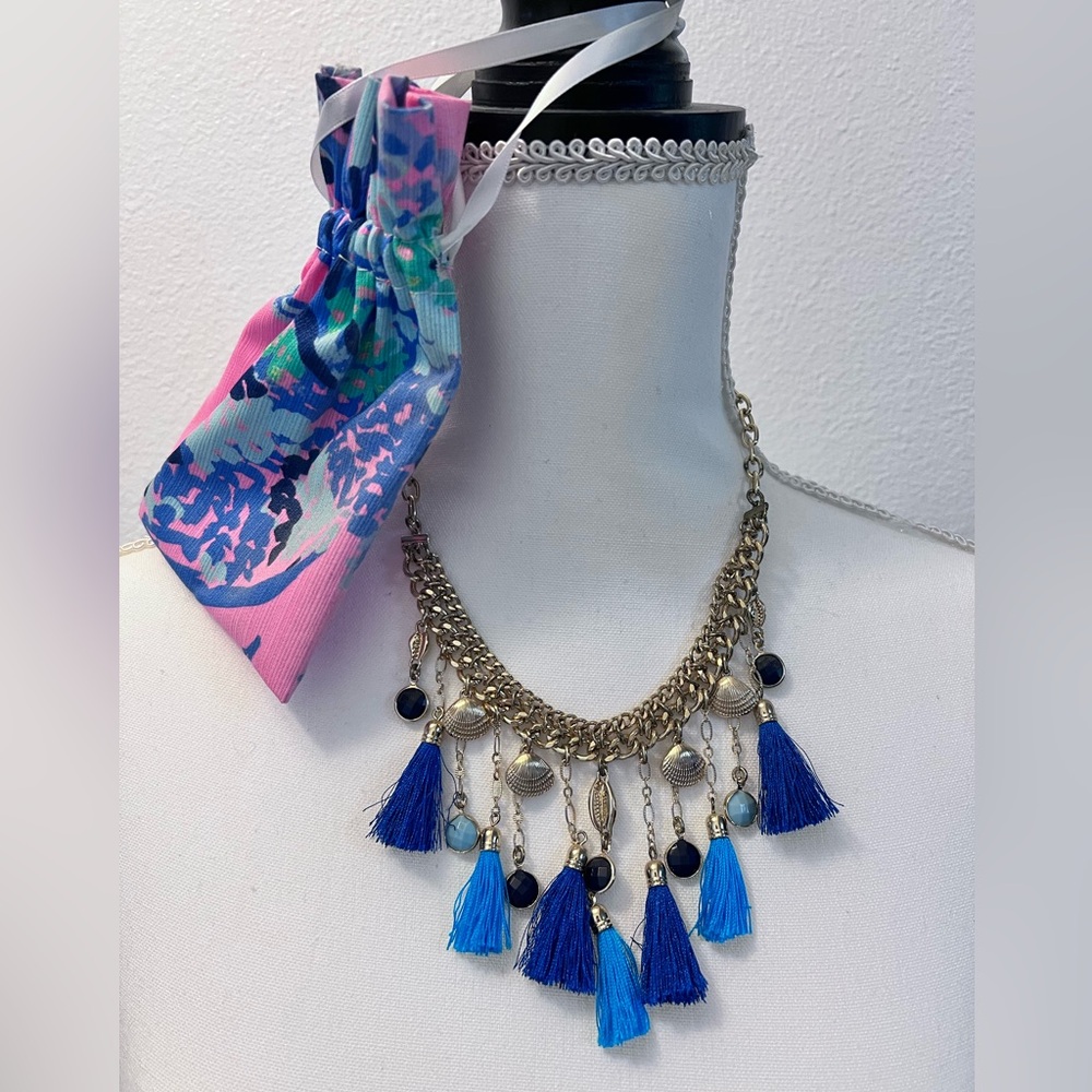 Lily Pulitzer Necklace with Bag